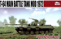 Сборная модель из пластика T-64 Main Battle Tank Mod 1972, (1:72), Modelcollect