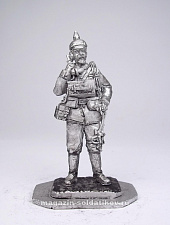 Миниатюра из олова 188 РТ Немецкий телефонист 54 мм, Ратник - фото