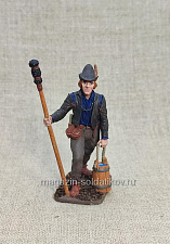 Европейский артиллерист XIV-XV вв. 54 мм - фото