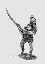 Миниатюра из олова 5056 СП Дакский воин с фалькатой, 54 мм, Солдатики Публия - фото