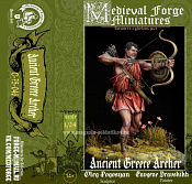 C-75-046 Ancient greece archer, 75 mm (1:24) Medieval Forge Miniatures