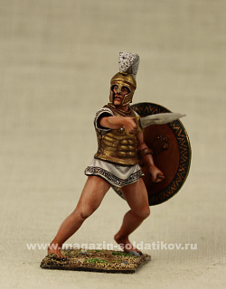 Миниатюра в росписи Греческий воин, 54 мм