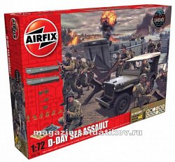 Сборная модель из пластика А День-D, Атака с моря (1/72) Airfix (50156) (50156)