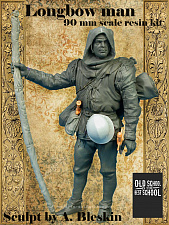 Сборная миниатюра из смолы Longbow man, 90 мм, Legion Miniatures - фото