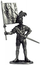 Миниатюра из металла 090. Бернский знаменосец, 1515 г. EK Castings - фото