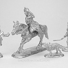 Сборные фигуры из металла Средние века, набор №3 (5 фигур) 28 мм, Figures from Leon