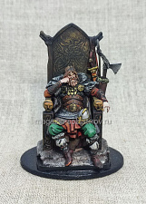 Миниатюра из олова Северный вождь, 54 мм, Студия Большой полк - фото