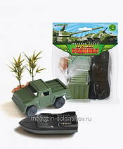 Солдатики из пластика Игровой набор «Отпуск генерала», Биплант - фото