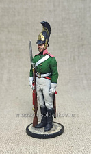 Миниатюра из олова Русский драгун Санкт-Петербургского полка, 54 мм, Студия Большой полк - фото