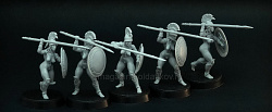 - Female Hoplites miniatures, 2/4 (5 шт.), 28 mm, Brother Vinni`s (ag-35) (ag-35)