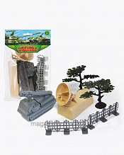 Солдатики из пластика 12045 Игровой набор «Зенитный дивизион», Биплант - фото