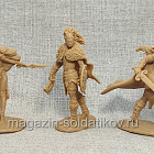 Солдатики из мягкого резиноподобного пластика Валькирии, набор 6 шт, 1/32 Soldiers. Есть