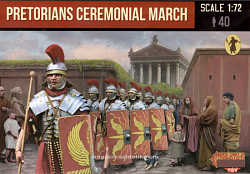 Солдатики из пластика Pretorians Ceremonial March (1/72) Strelets (М109) (М109)