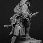 Сборная фигура из металла Польский кавалерист XVII век 54 мм, Chronos miniatures (CHM-54075) (CHM-54075)