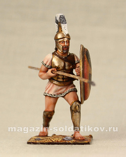 Миниатюра в росписи Греческий гоплит, 1:32 (МС0277.03.01.54) (МС0277.03.01.54 )