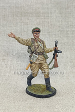 Старший сержант пехоты РККА. 1941-43 гг. СССР, 54 мм - фото