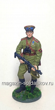 Офицер истребительно-противотанковой арт-ии Красной Армии, 1943-45 гг. СССР, 54мм - фото