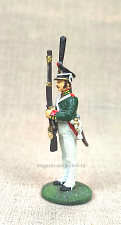 №10 - Гренадёр лейб-гвардии Измайловского полка в летней парадной форме, 1812 г. - фото