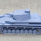 Cредний танк T-IV (Pz.Kpfw.IV Ausf.F) (Германия) 1/56 3Д Корнукопия (552-033) (552-033)