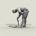 Сборная фигура из смолы SM 3127 Лейтенант РККА с трофейным миномётом Тип 89. Халхин-Гол. 1939 г., 1:35, SOGA miniatures (SM-3127) (SM-3127)