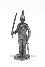 Миниатюра из олова Рядовой армейского кирасирского полка. Россия 1812-14 гг., 54 мм EK Castings - фото