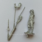 Сборная миниатюра из металла Мушкетёр, стоящий, 28 мм, Аванпост