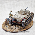 Диорама с T-II D на подставке (1:35) Магазин Солдатики (Д35061) (Д35061)