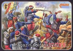 Солдатики из пластика Зуавы. Крымская война (1/72) Strelets (033) (033)