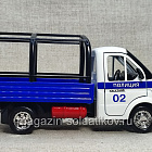 Масштабная модель в сборе и окраске (Q540-0123 Газель Полиция Технопарк 1/43) (Q540-0123 Газель Полиция Технопарк 1/43)