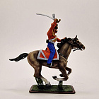 Миниатюра из олова Офицер лейб гвардии казачьего полка, 1812 г, Россия, 54 мм, Студия Большой полк (БП0570.12.02.54) (БП0570.12.02.54)