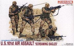 Сборные фигуры из пластика Д Солдаты U.S. 101st Air Assault (1/35) Dragon