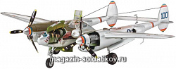 Сборная модель из пластика Военный самолет Lockheed P-38 J/M Lightning; 1:72 Revell