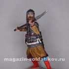 Миниатюра в росписи Рядовой воин поместного войска с совней, XVI-XVII вв, 1:32, Сибирский партизан (СП125) (СП125)