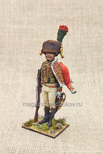 Офицер конных егерей императорской гвардии, 54 мм, Студия Большой полк - фото