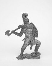 Миниатюра из олова 5345 СП Германский рыцарь, XII-XIII вв. 54 мм, Солдатики Публия - фото