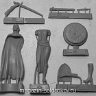 Сборная миниатюра из металла Миры Фэнтези: Темная Жанна, 54 мм, Chronos miniatures