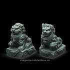 Солдатики из пластика Ворота со статуями собак, 1:32 Plastic Platoon (PP012) (PP012)