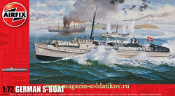 Сборная модель из пластика А Немецкий торпедный катер (1/72) Airfix (10280) (10280)