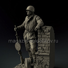 Сборная фигура из смолы SM 3009 Пулемётчик РККА.1943-1945, 1:35, SOGA miniatures
