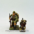 Боец-вожатый РККА 1941-43 гг., 54 мм, Студия Большой полк (ИЛ0233.14.01.54) (ИЛ0233.14.01.54)