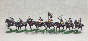 Солдатики из пластика в росписи Австрийские драгуны - набор 8 шт., Семилетняя война, Revell - фото