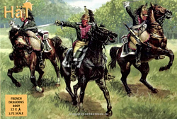 Солдатики из пластика Napoleonic French Dragoons, (1:72), Hat (8009) (8009)
