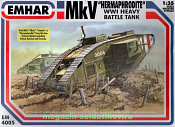 EM 4005 MkV 'Hermaphrodite' WWI heavy tank, (1:35), Emhar