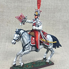 Миниатюра из олова Трубач гвардейских польских улан 1814 г., 54 мм, Студия Большой полк (ИЛ2379.12.03.54) (ИЛ2379.12.03.54)