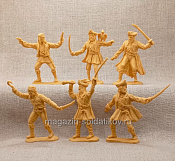 Солдатики из пластика Набор солдатиков «Пираты» (6 шт) Биплант - фото