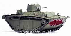 Сборная модель из пластика Д Плавающий танк LVT-(А)1 (SHARK MOUTH) (1/72) Dragon (60522) (60522)
