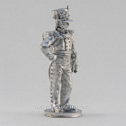 Сборная миниатюра из металла Артиллерийский офицер, 28 мм, Аванпост