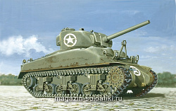 Сборная модель из пластика ИТ Танк M4 Sherman (1/72) Italeri