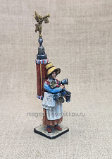 На улицах Парижа 1814 год, 54 мм, Студия Большой полк - фото