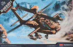 Сборная модель из пластика Вертолет АН-64 «Апач» (1:72) Академия